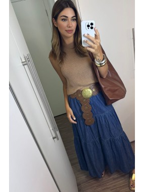 Saia Longa Jeans 